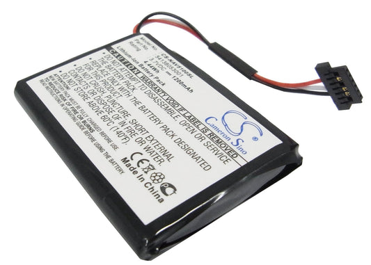 Replacement Battery for Navigon  5100 – GPS, Navigator – 1200mAh / 4.44Wh / 3.7V