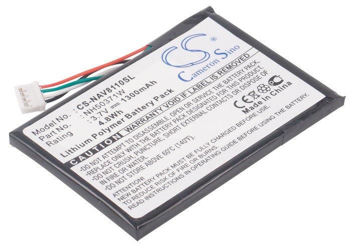 Replacement Battery for Navigon  8110 – GPS, Navigator – 1300mAh / 3.7V
