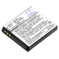 Replacement Battery for Canon  Digital IXUS 100 IS – Camera – 850mAh/3.1Wh / 3.7V