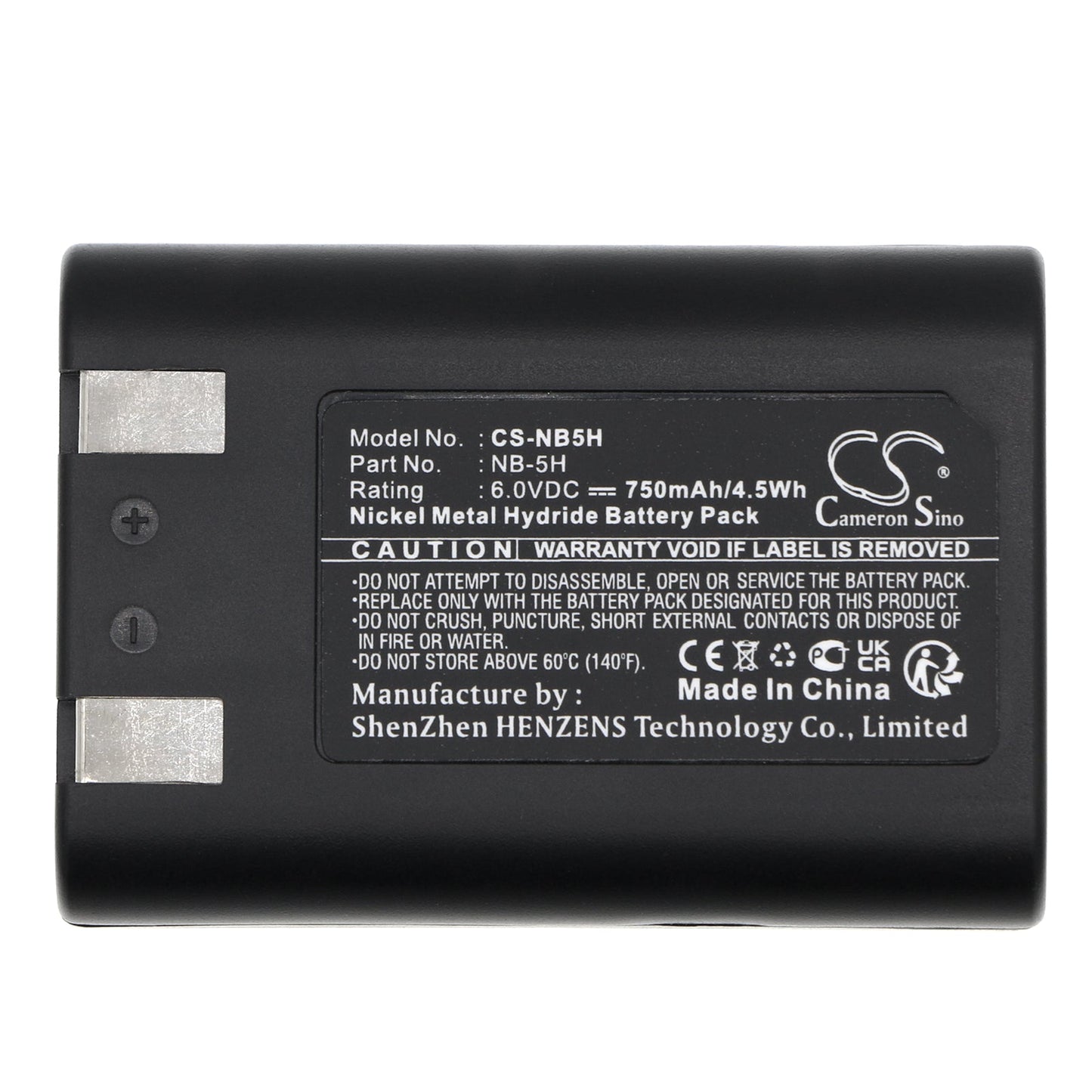 Replacement Battery for Canon  PowerShot 600 – Camera – 750mAh / 6.0V