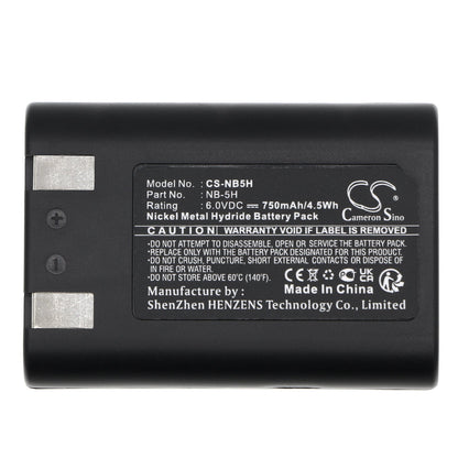 Replacement Battery for Canon  PowerShot 600 – Camera – 750mAh / 6.0V