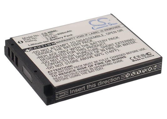 Replacement Battery for Canon  Digital IXUS 200 IS – Camera – 850mAh / 3.15Wh / 3.7V