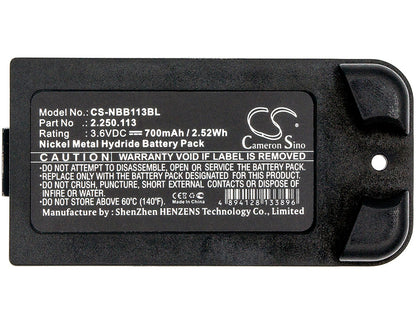 Replacement Battery for NBB  22501113 – Crane Remote Control – 700mAh / 2.52Wh / 3.6V