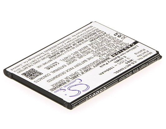Replacement Battery for INQ  Cloud Touch – Mobile, SmartPhone – 1500mAh / 5.55Wh / 3.7V