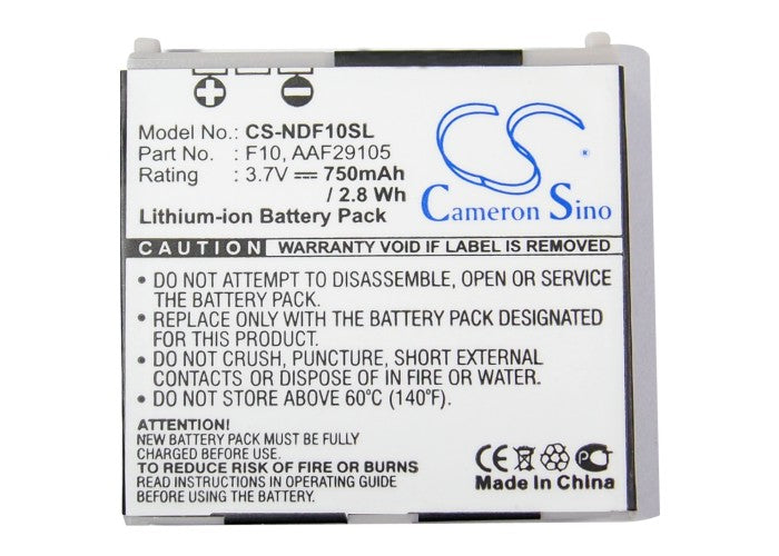 Replacement Battery for NTT Docomo  F-01A – Mobile, SmartPhone – 750mAh / 3.7V