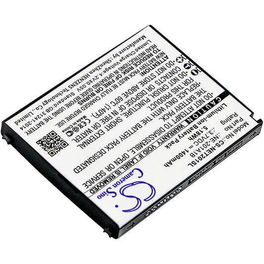 Replacement Battery for NEC  NE-201A1A – Mobile, SmartPhone – 1400mAh / 5.18Wh / 3.7V