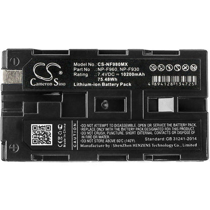 Replacement Battery for Hawk-Woods  DV-C1 – Camera – 10200mAh / 75.48Wh / 7.4V