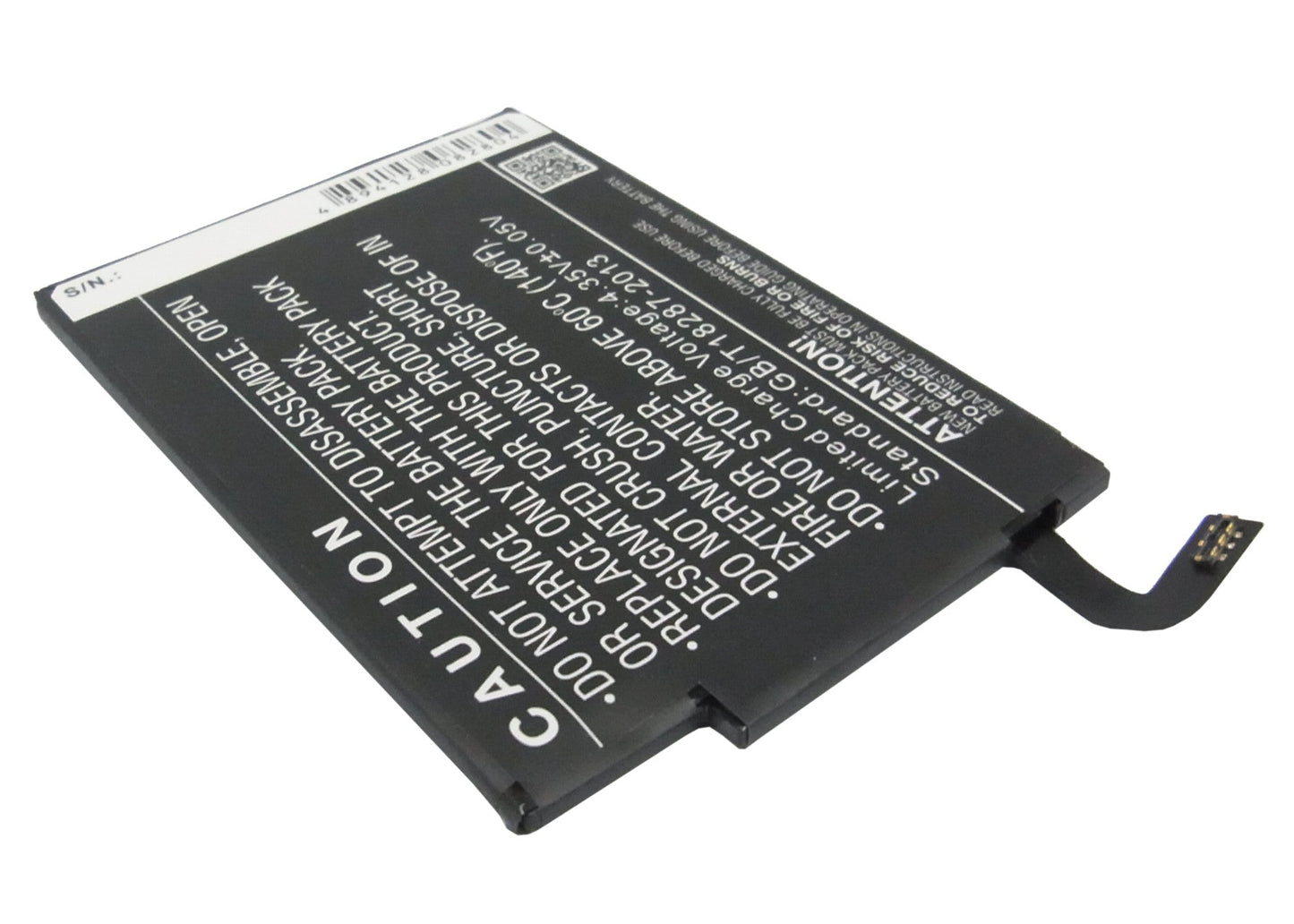 Replacement Battery for Nokia  Batman – Mobile, SmartPhone – 3500mAh / 13.30Wh / 3.8V