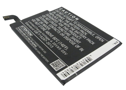 Replacement Battery for Nokia  Batman – Mobile, SmartPhone – 3500mAh / 13.30Wh / 3.8V