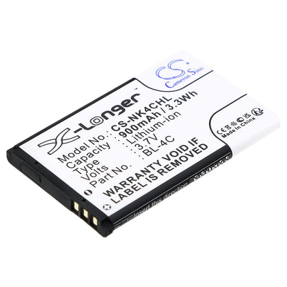 Replacement Battery for Rollei  Compactline 83 – Camera – 900mAh / 3.33Wh / 3.7V