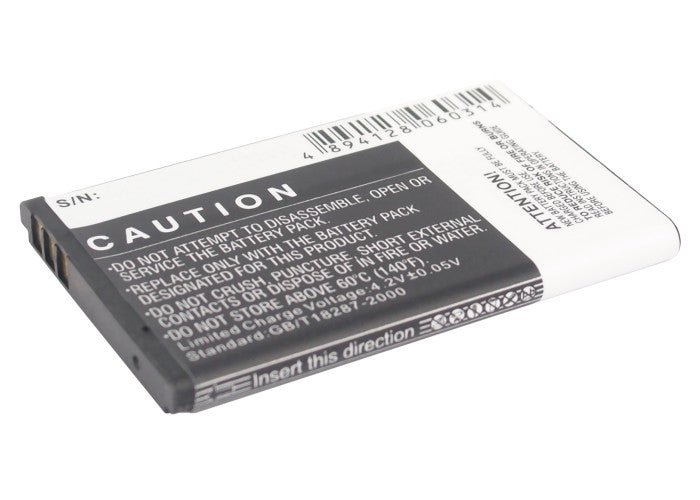 Replacement Battery for Nokia  107 – Mobile, SmartPhone – 900mAh / 3.33Wh / 3.7V
