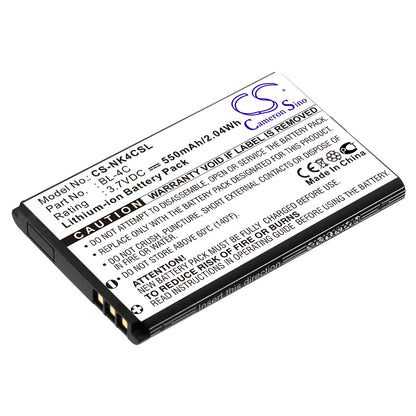 Replacement Battery for Rollei  Compactline 83 – Camera – 550mAh / 2.04Wh / 3.7V