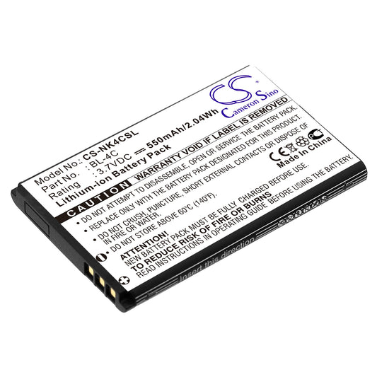 Replacement Battery for Rollei  Compactline 83 – Camera – 550mAh / 2.04Wh / 3.7V
