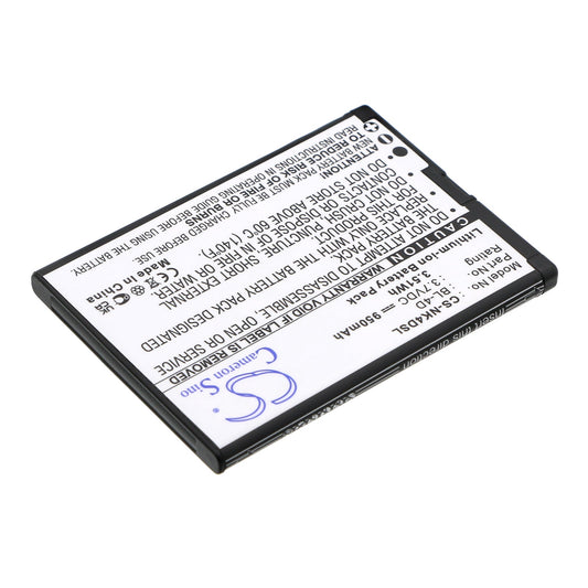 Replacement Battery for Nokia  E5 – Mobile, SmartPhone – 950mAh / 3.52Wh / 3.7V