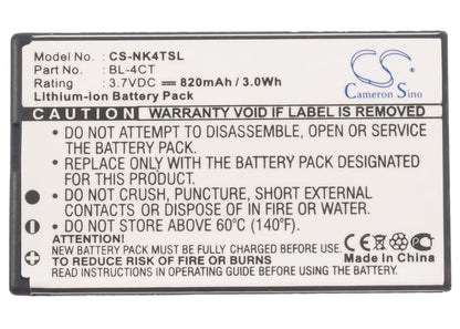 Replacement Battery for Nokia  5310 – Mobile, SmartPhone – 820mAh / 3.03Wh / 3.7V