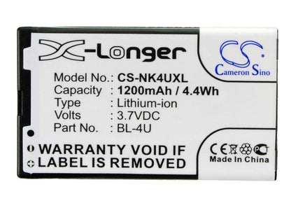 Replacement Battery for Vertu  Constellation Ayxta – Mobile, SmartPhone – 1200mAh / 4.44Wh / 3.7V