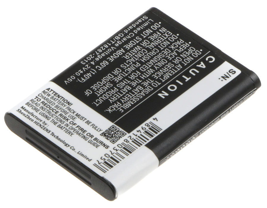 Replacement Battery for Rollei  10050 – Camera – 900mAh / 3.33Wh / 3.7V