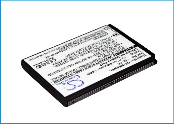 Replacement Battery for VIVITAR  DVR850W – Camera – 550mAh / 2.04Wh / 3.7V