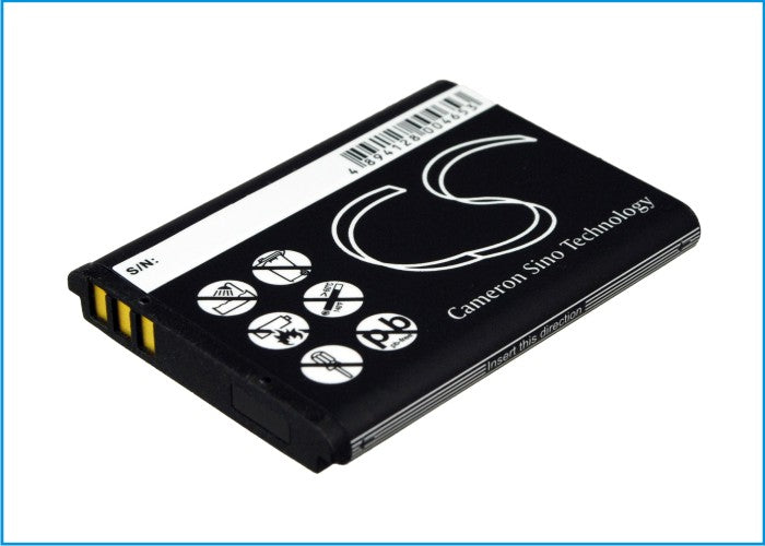 Replacement Battery for VIVITAR  DVR850W – Camera – 550mAh / 2.04Wh / 3.7V