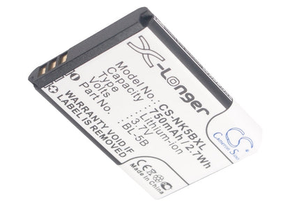 Replacement Battery for Alcatel  One Touch S680 – Mobile, SmartPhone – 750mAh / 2.78Wh / 3.7V