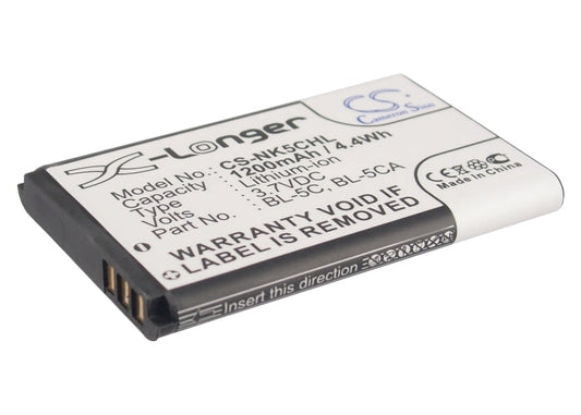 Replacement Battery for ZIKOM  Z650 – GPS, Navigator – 1200mAh / 4.44Wh / 3.7V