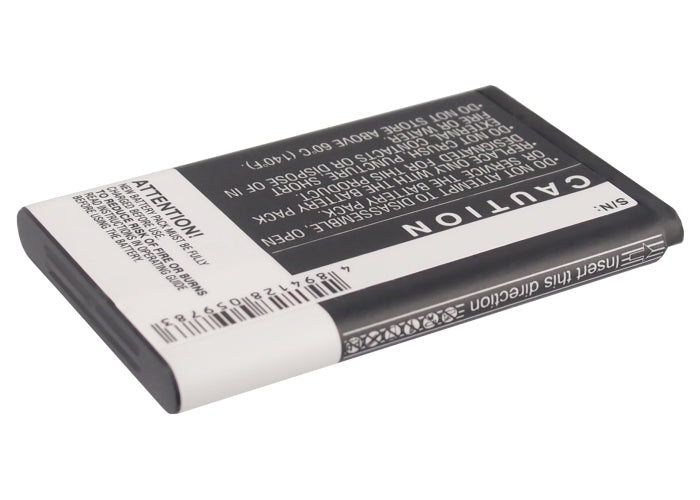 Replacement Battery for ZIKOM  Z650 – Mobile, SmartPhone – 1200mAh / 4.44Wh / 3.7V