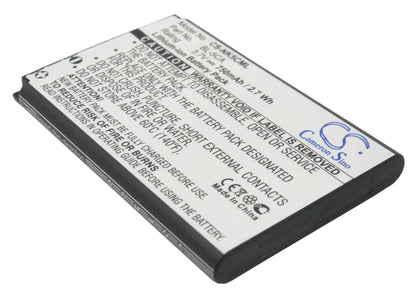 Replacement Battery for ZIKOM  Z650 – GPS, Navigator – 750mAh / 2.78Wh / 3.7V