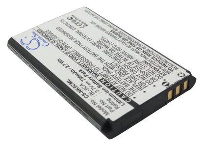 Replacement Battery for ZIKOM  Z650 – GPS, Navigator – 750mAh / 2.78Wh / 3.7V