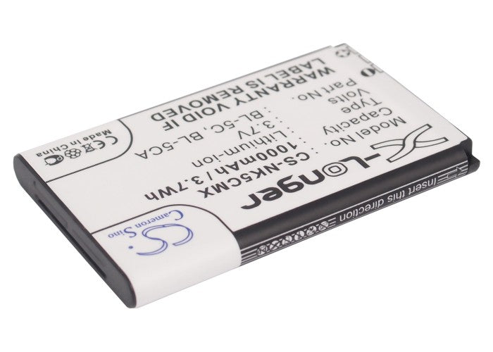 Replacement Battery for ZIKOM  Z650 – GPS, Navigator – 1000mAh / 3.70Wh / 3.7V