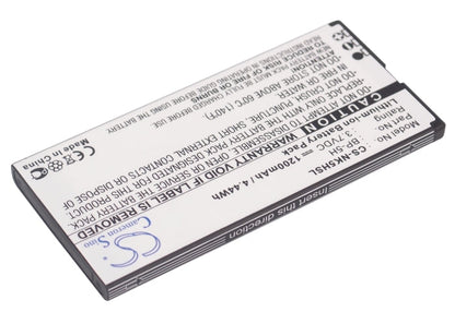 Replacement Battery for Nokia  Lumia 701 – Mobile, SmartPhone – 1200mAh / 4.44Wh / 3.7V