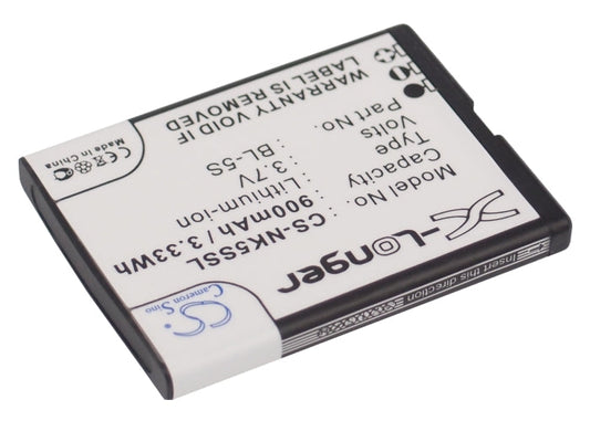 Replacement Battery for Nokia  2330 – Mobile, SmartPhone – 900mAh/3.33Wh / 3.7V