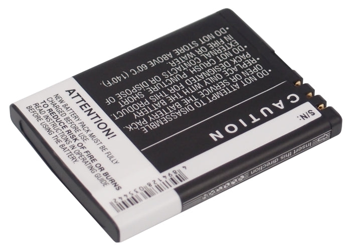 Replacement Battery for Nokia  2330 – Mobile, SmartPhone – 900mAh/3.33Wh / 3.7V