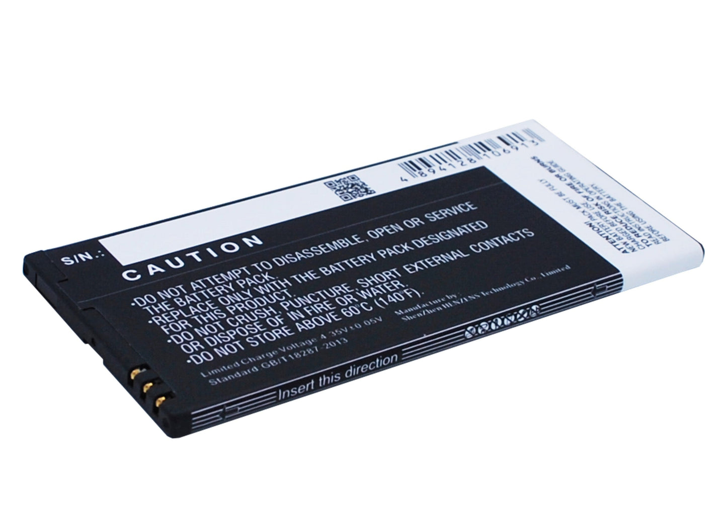 Replacement Battery for Nokia  – Mobile, SmartPhone – 3000mAh / 11.40Wh / 3.8V