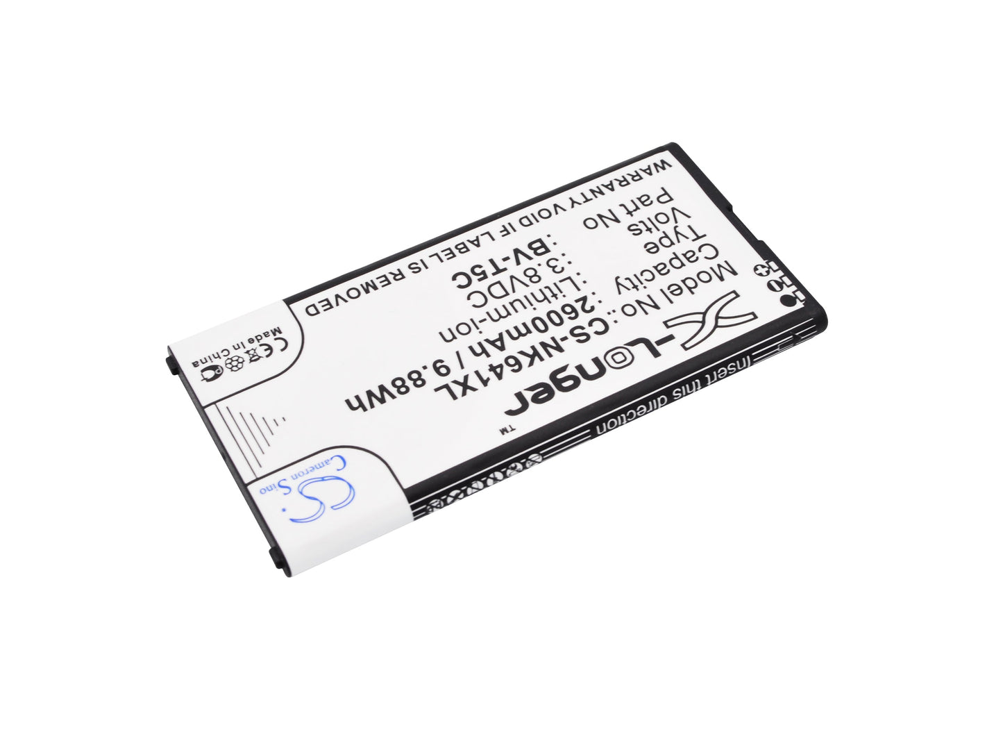 Replacement Battery for Microsoft  Lumia 640 – Mobile, SmartPhone – 2600mAh / 9.88Wh / 3.8V