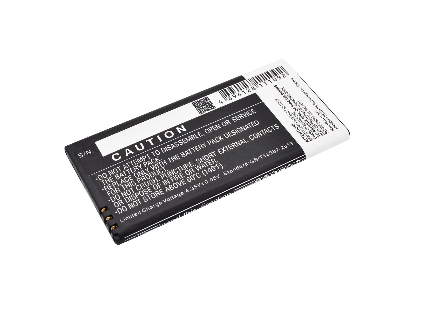 Replacement Battery for Nokia  Lumia 640 – Mobile, SmartPhone – 2600mAh / 9.88Wh / 3.8V