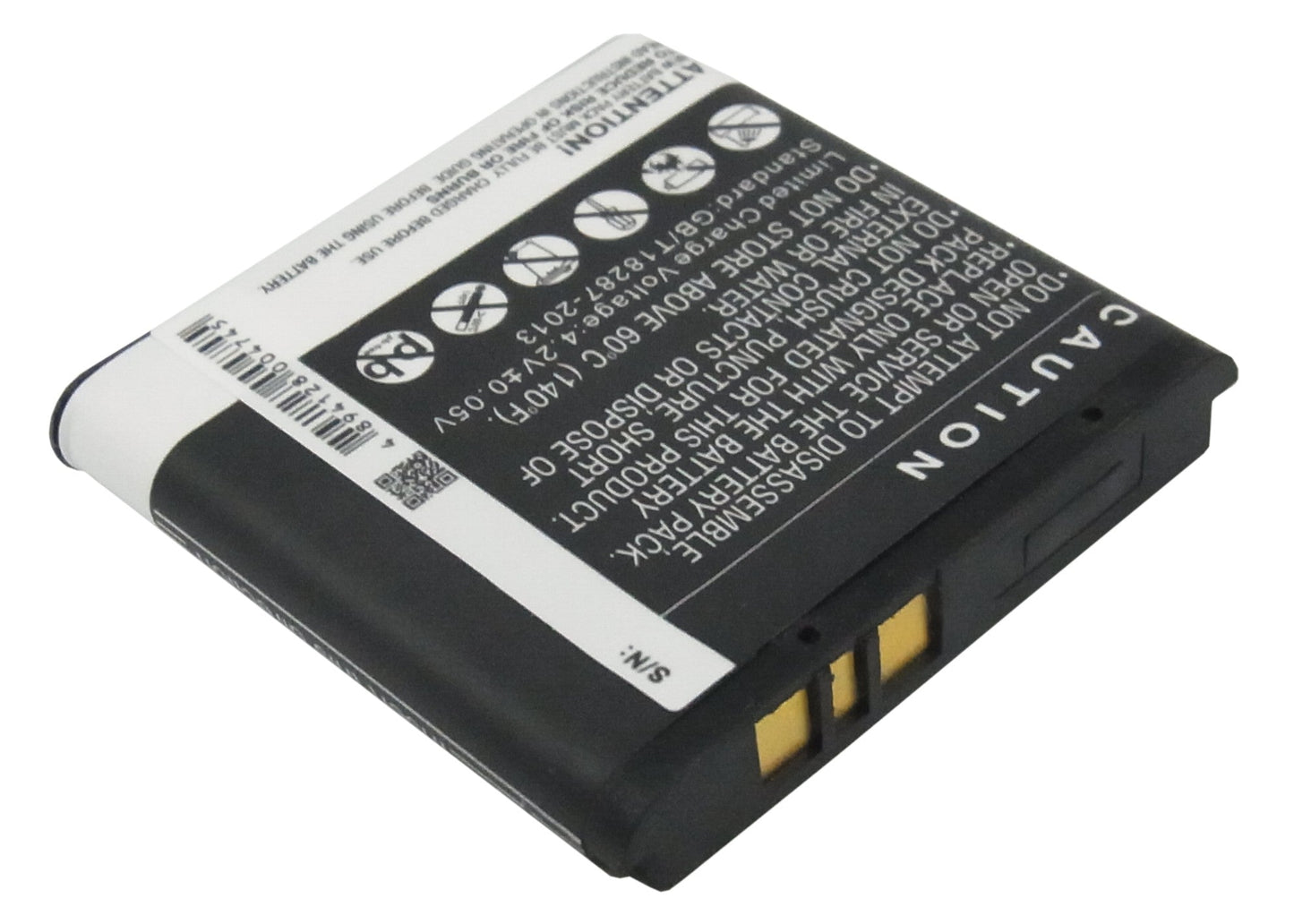 Replacement Battery for Nokia  3250 – Mobile, SmartPhone – 1100mAh / 4.07Wh / 3.7V