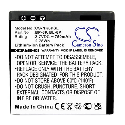 Replacement Battery for Mobiado  Professional 105 Damascus – Mobile, SmartPhone – 750mAh / 2.78Wh / 3.7V