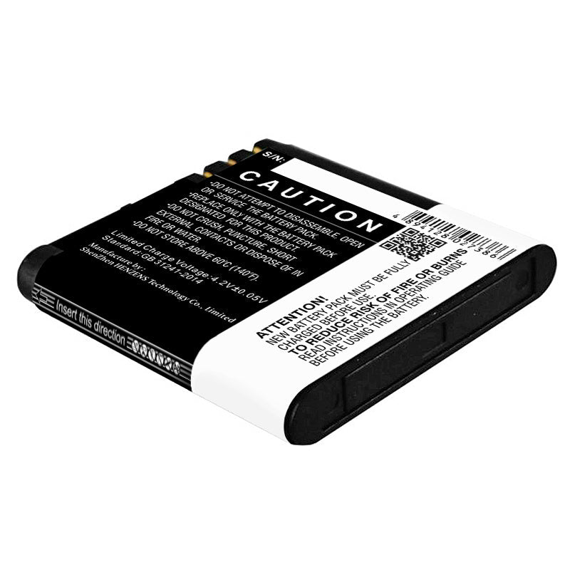 Replacement Battery for Nokia  6700 Classic – Mobile, SmartPhone – 800mAh / 2.96Wh / 3.7V