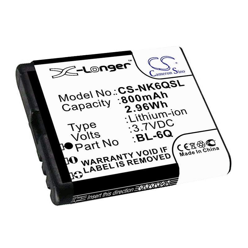 Replacement Battery for Mobiado  Classic 712 Stealth LE – Mobile, SmartPhone – 800mAh / 2.96Wh / 3.7V