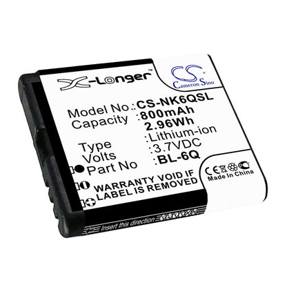 Replacement Battery for Mobiado  Classic 712 Stealth LE – Mobile, SmartPhone – 800mAh / 2.96Wh / 3.7V