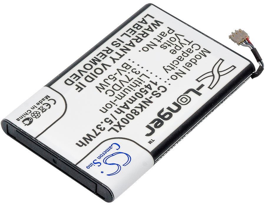 Replacement Battery for Nokia  800 – Mobile, SmartPhone – 1450mAh/5.37Wh / 3.7V