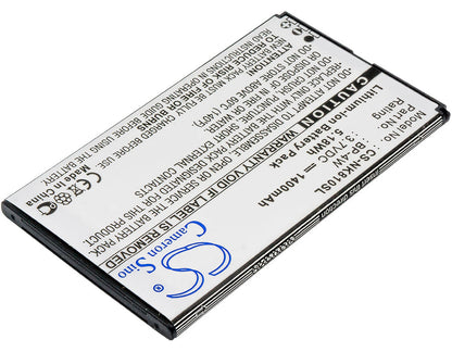Replacement Battery for Nokia  Lumia 810 – Mobile, SmartPhone – 1400mAh/5.18Wh / 3.7V