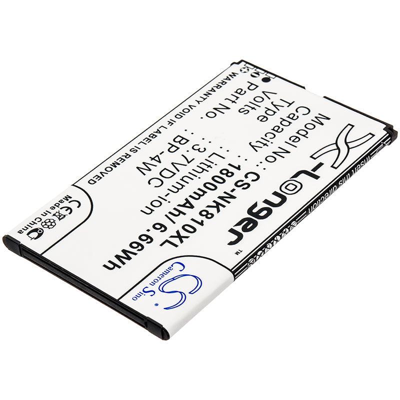Replacement Battery for Nokia  Lumia 810 – Mobile, SmartPhone – 1800mAh / 6.66Wh / 3.7V