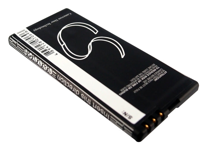 Replacement Battery for Nokia  Arrow – Mobile, SmartPhone – 1200mAh/4.44Wh / 3.7V