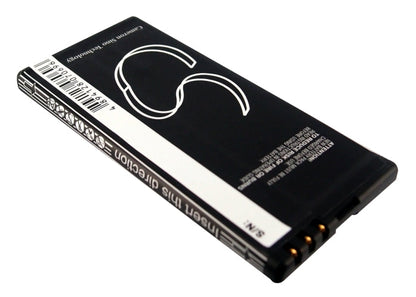 Replacement Battery for Nokia  Arrow – Mobile, SmartPhone – 1200mAh/4.44Wh / 3.7V