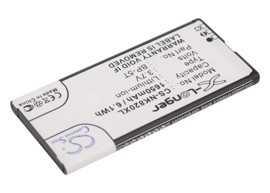 Replacement Battery for Nokia  Arrow – Mobile, SmartPhone – 1650mAh/6.11Wh / 3.7V