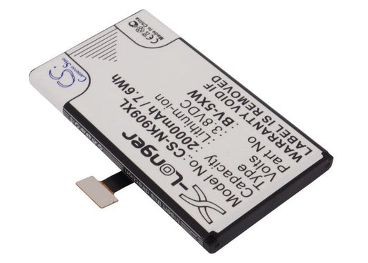 Replacement Battery for Nokia  Lumia 1020 – Mobile, SmartPhone – 2000mAh / 7.60Wh / 3.8V