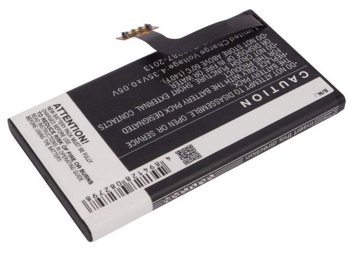 Replacement Battery for Microsoft  Lumia 1020 – Mobile, SmartPhone – 2000mAh / 7.60Wh / 3.8V
