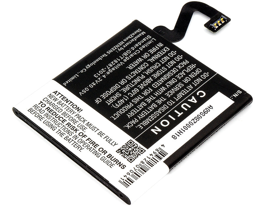 Replacement Battery for Nokia  Lumia 920 – Mobile, SmartPhone – 2000mAh / 7.40Wh / 3.7V