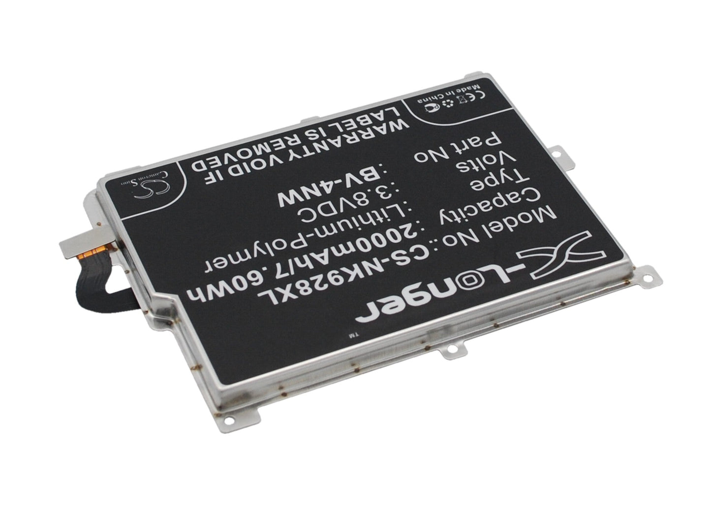 Replacement Battery for Nokia  Lumia 928 – Mobile, SmartPhone – 2000mAh / 7.60Wh / 3.8V